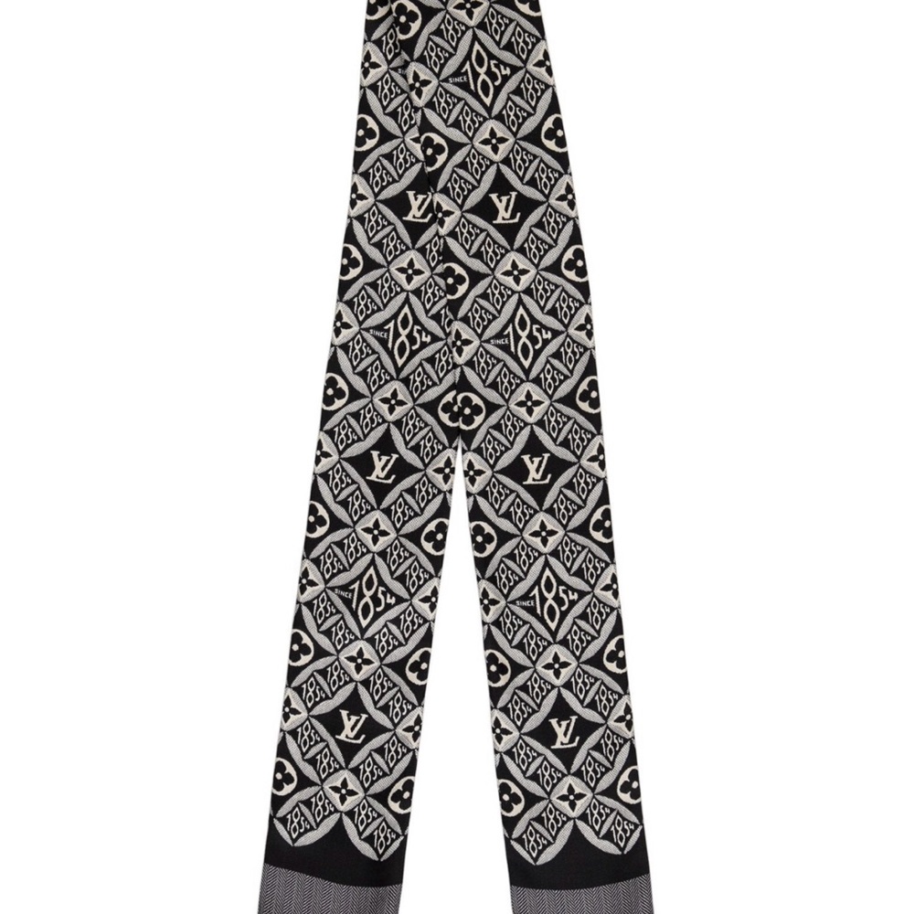 Louis Vuitton Monogram 1854 Bandeau in Black and Gray